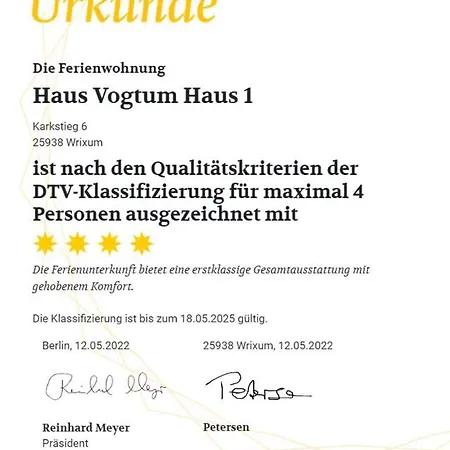 Karkstieg 6_ Whg_ 1_ Vogtum בית נופש *